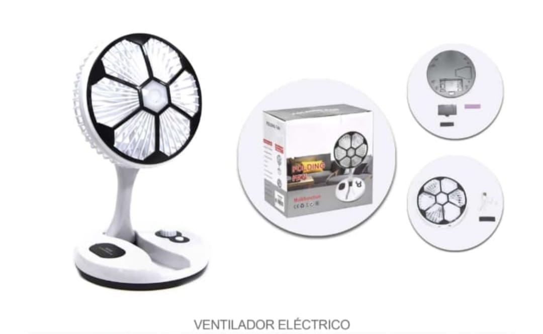 Ventilador portatil recargable